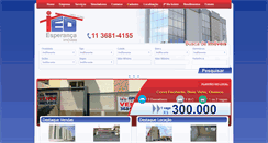 Desktop Screenshot of imobiliariaesperanca.com.br